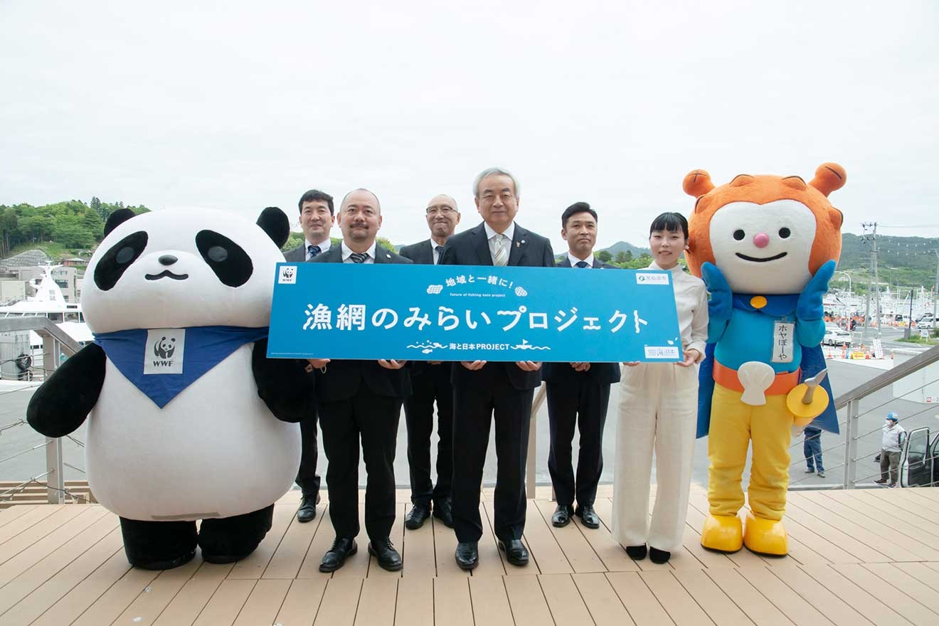 宮城県気仙沼市でのプロジェクトの発足発表会