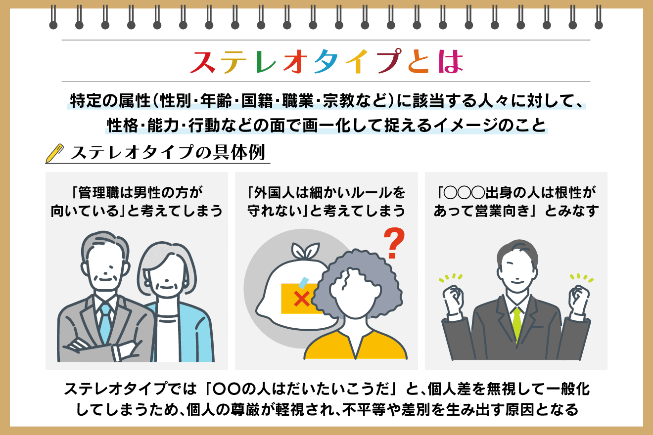 ステレオタイプとは？固定観念との違いや起こる原因を具体例付きで解説：朝日新聞SDGs ACTION!