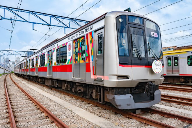 阪急、阪神、東急　「SDGsトレイン」運行中！