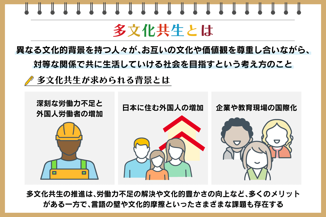 多文化共生とは？ 日本の現状やメリット・課題、取り組み事例を