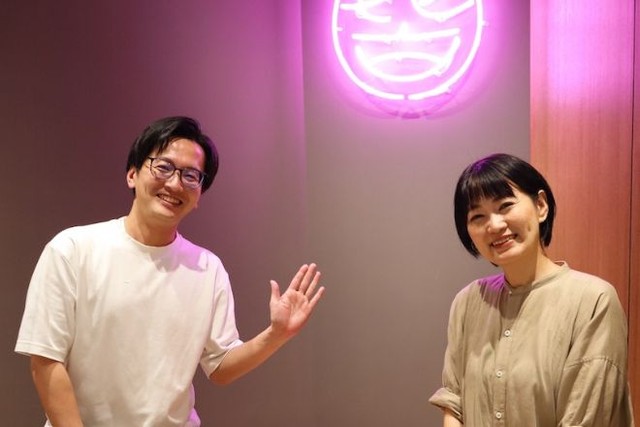 UPDATER戦略広報チームの豊島翔さん（左）とみんな商店ブランドプロデューサーの中川原圭子さん（筆者撮影）