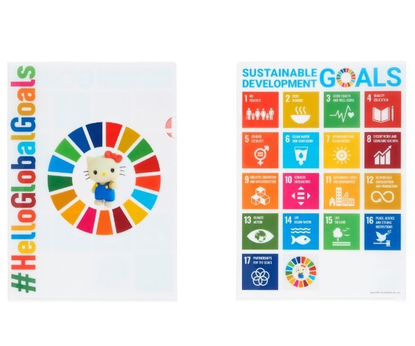ハローキティのSDGsグッズが初登場 サンリオと国連が共同でデザイン